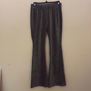 Olive Green Flared Pants
